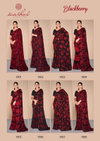 Blackberry By Kashvi Printed Pure Georgette Sarees Wholesale Price In Surat